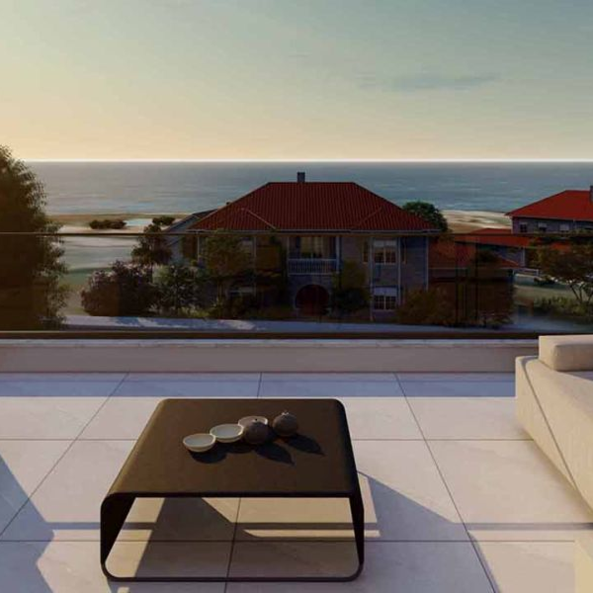 Villa by the sea on large plot in Paphos