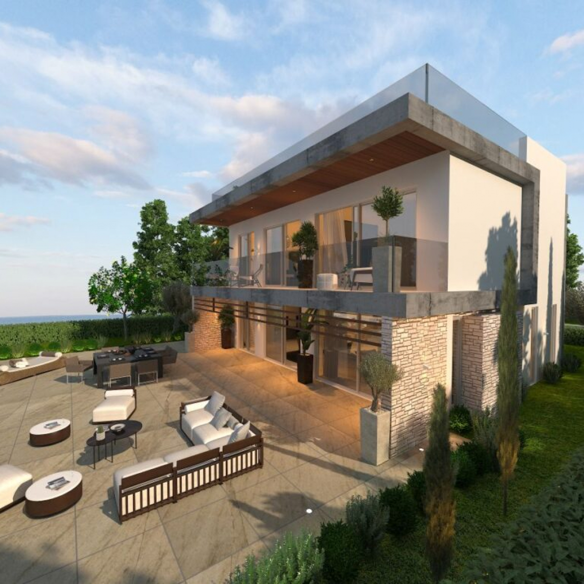 Luxury villa on large plot in Paphos