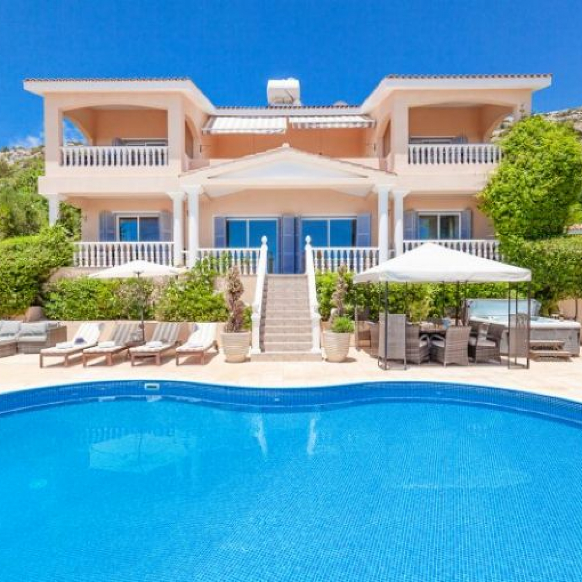 Secluded and private Sea View villa in Paphos