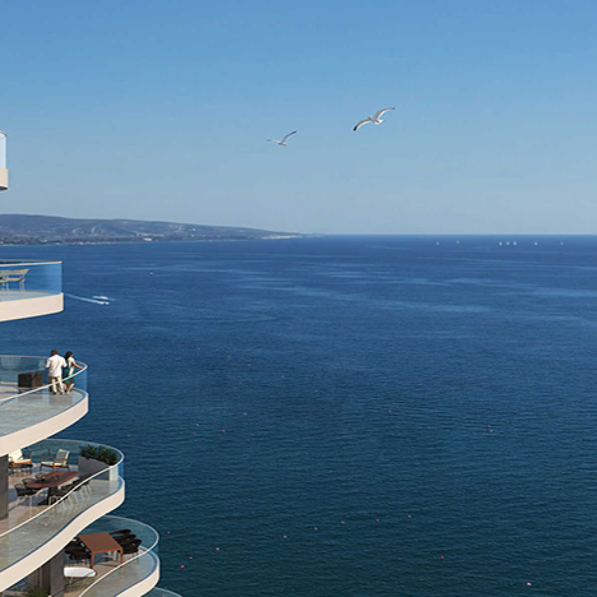 Luxury apartments by the sea