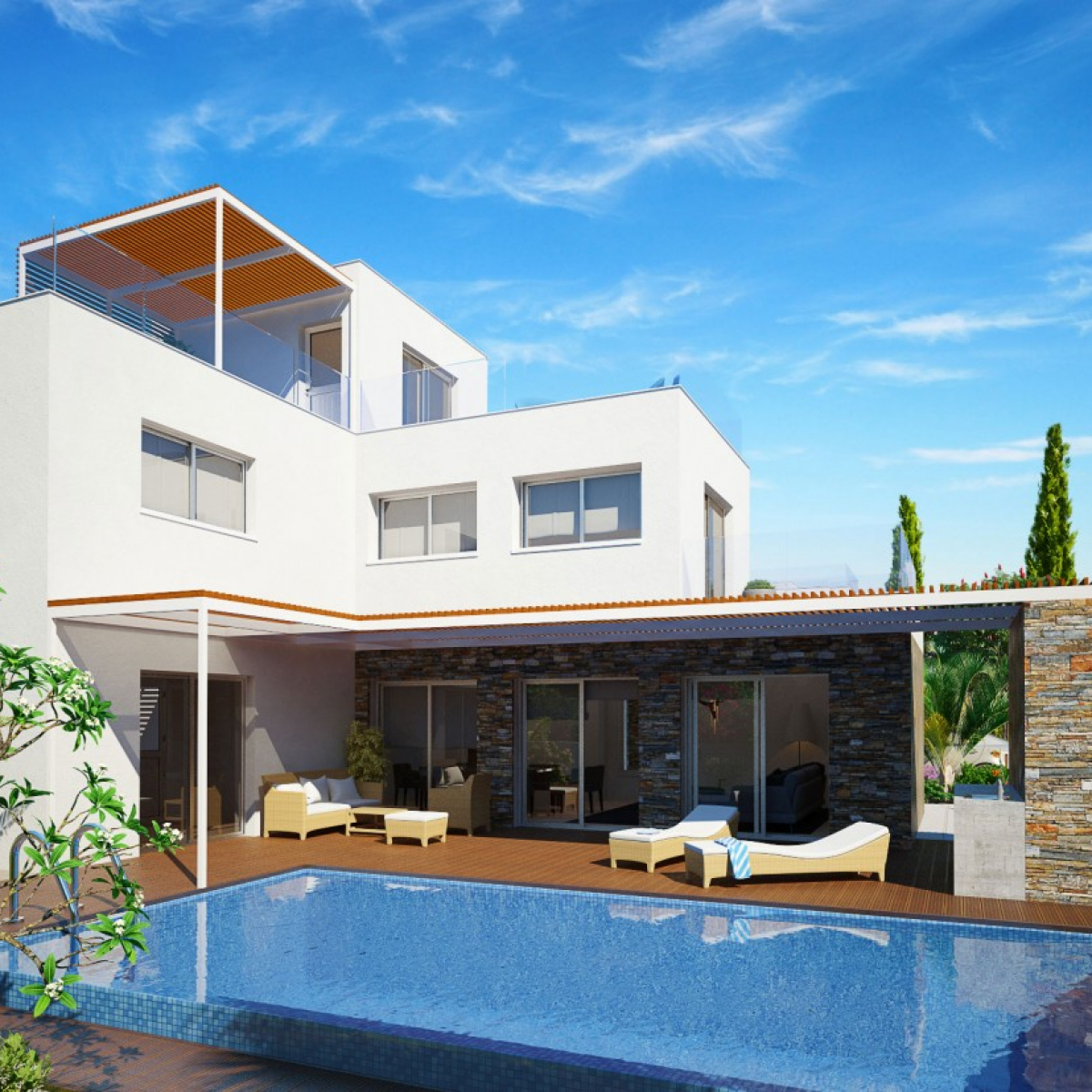 Villa in Paphos,beach 200m