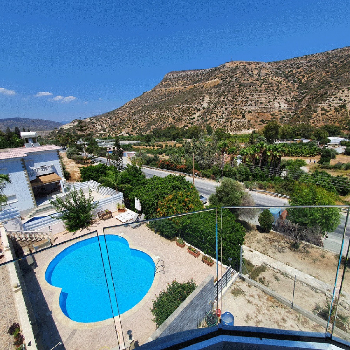 Modern villa, mountain views in Limassol