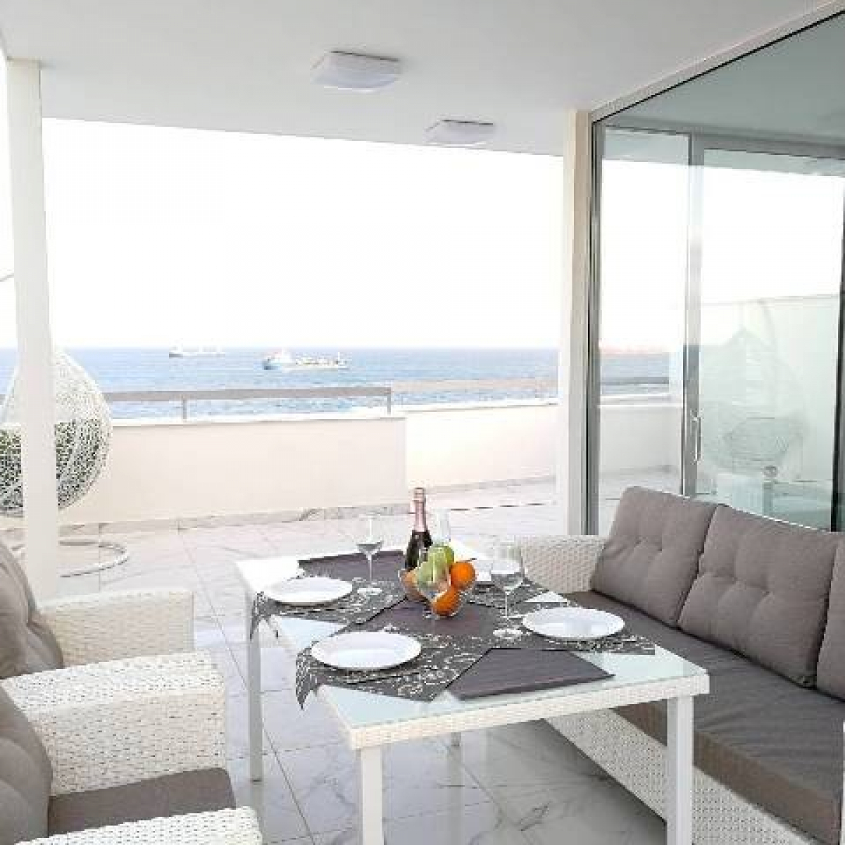 Beach front penthouse in Limassol