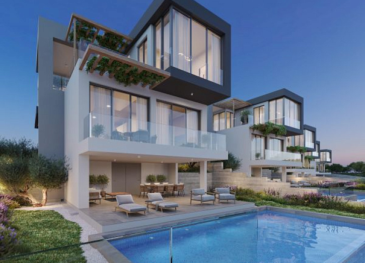 Modern luxury villa with sea view