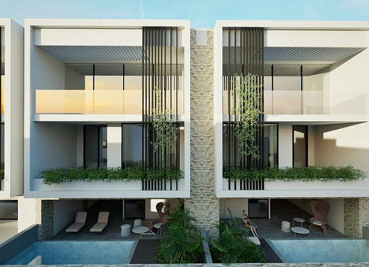 Modern townhouse 300 m from sea