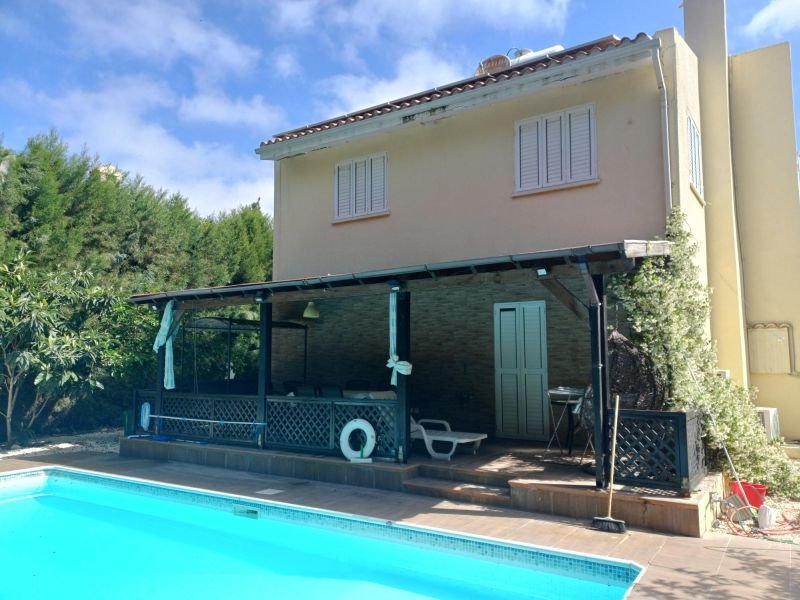 Villa with Private Heated Pool by the sandy beach in Paphos