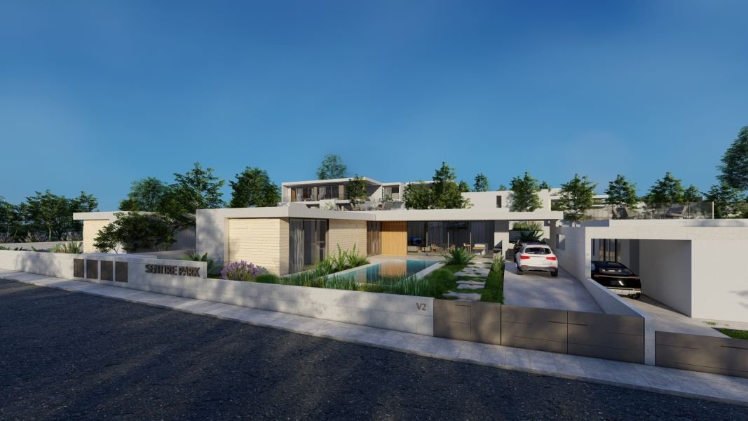 Moderne Luxusvilla mit Meerblick