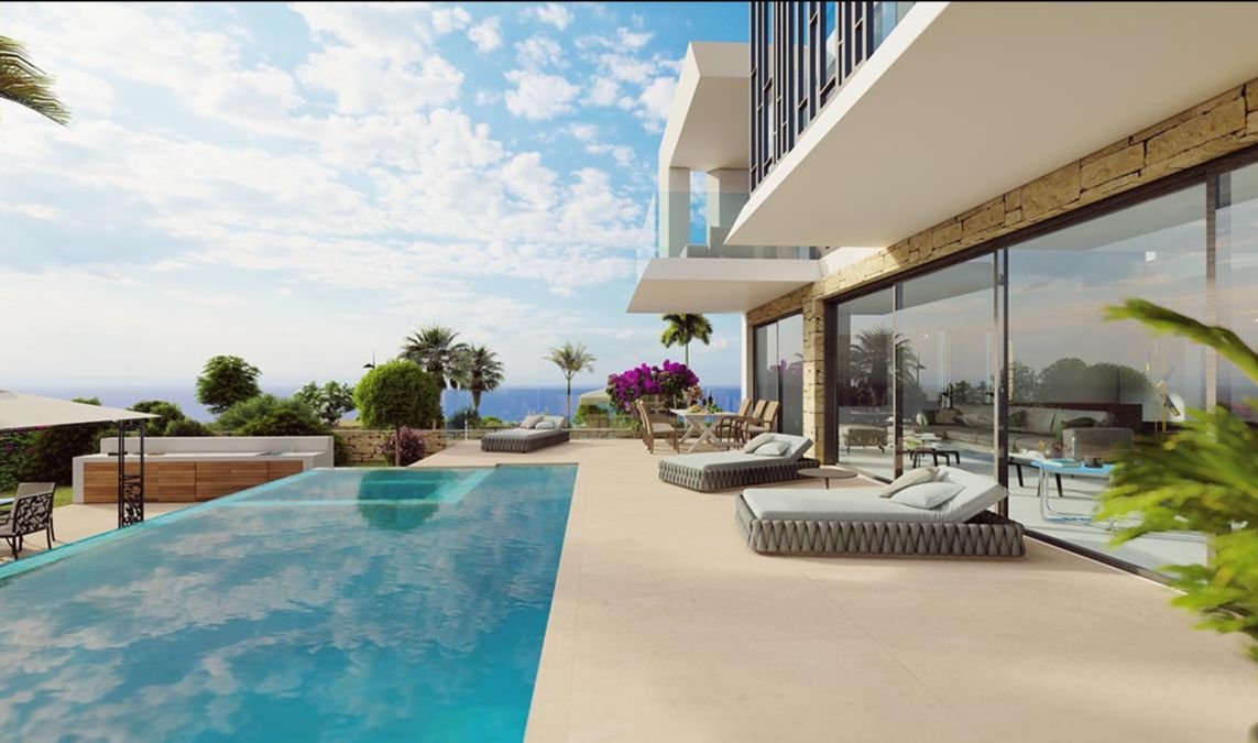 Moderne Villa mit Meerblick in Paphos