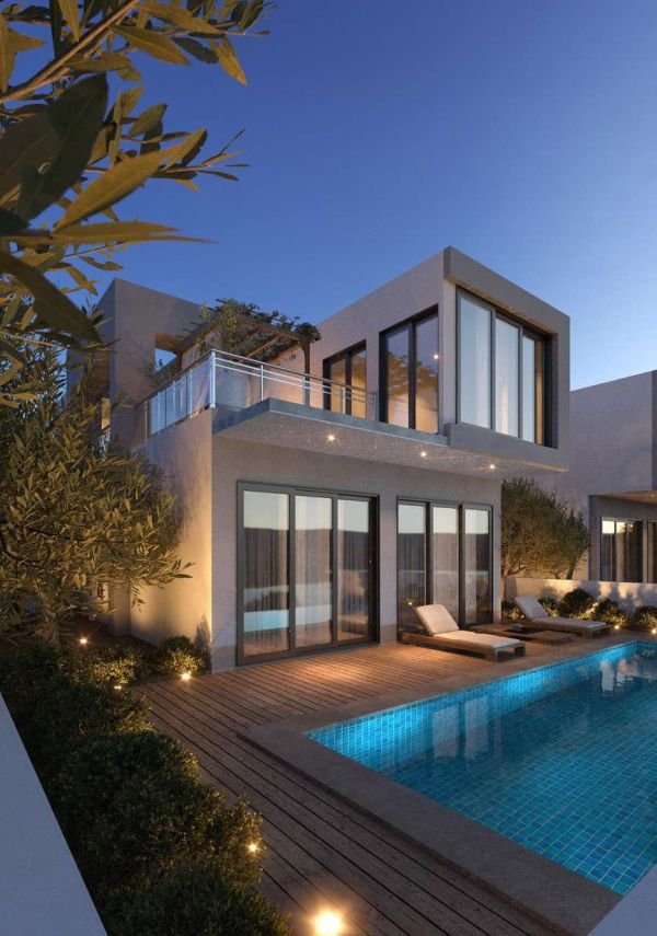Modern villas near sea in Paphos