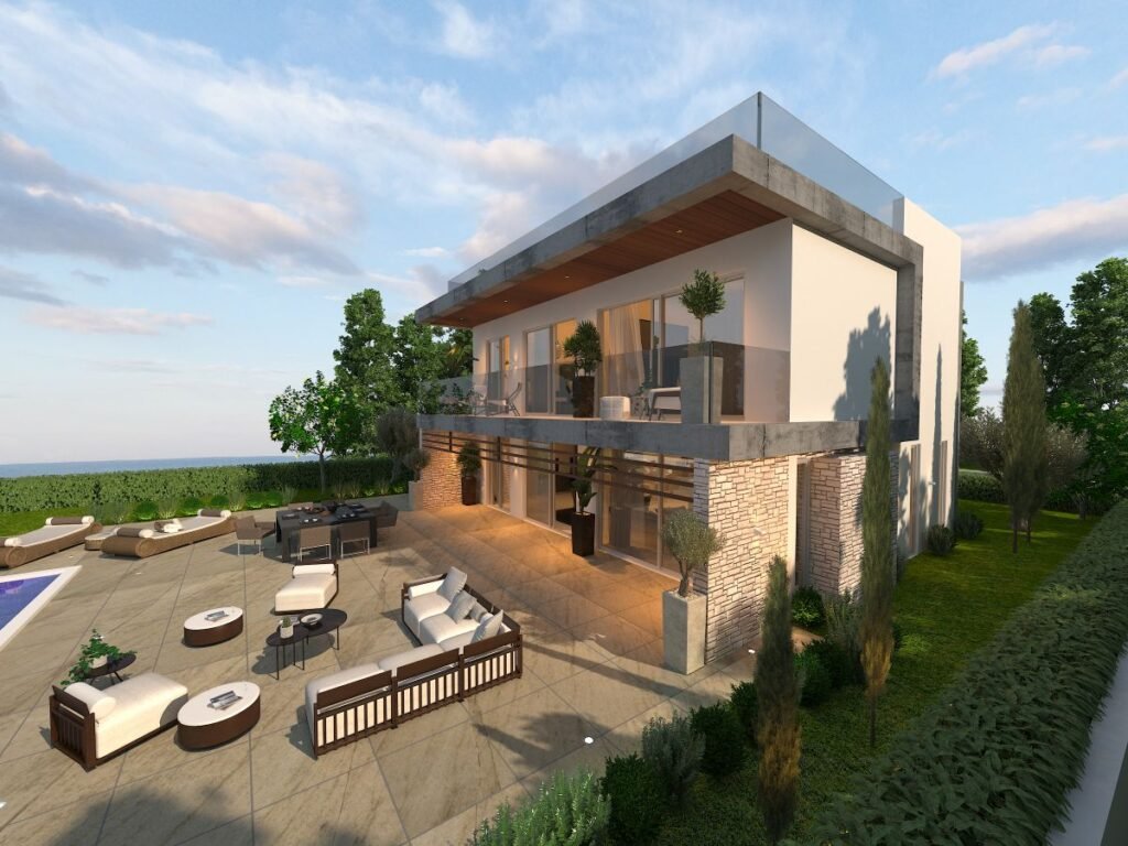 Luxury villa on large plot in Paphos