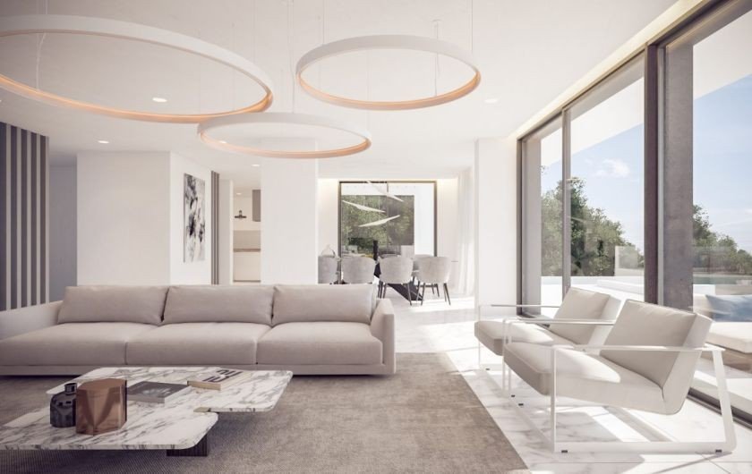 Modern luxury new villa close to city