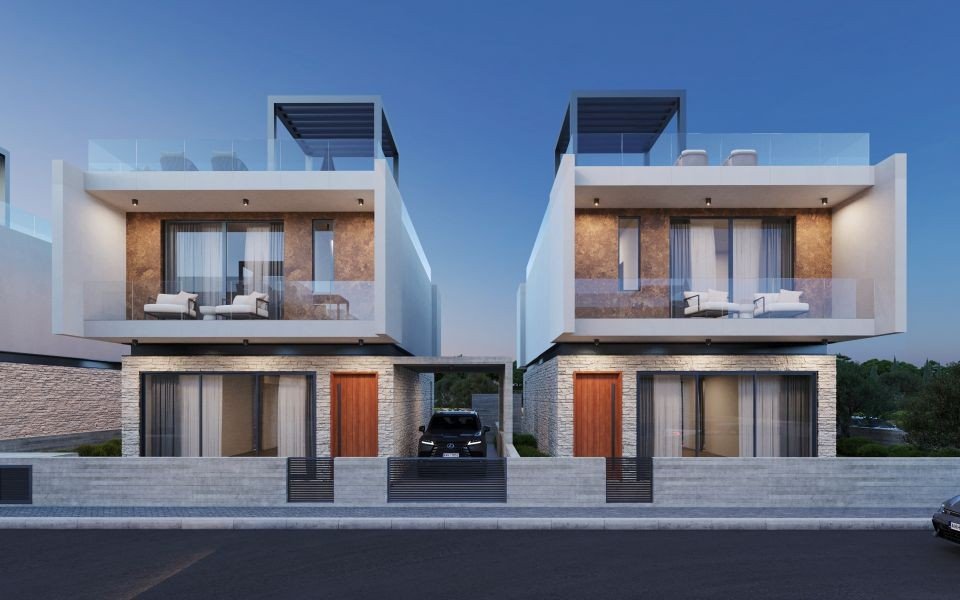 Modern luxury new villa close to city