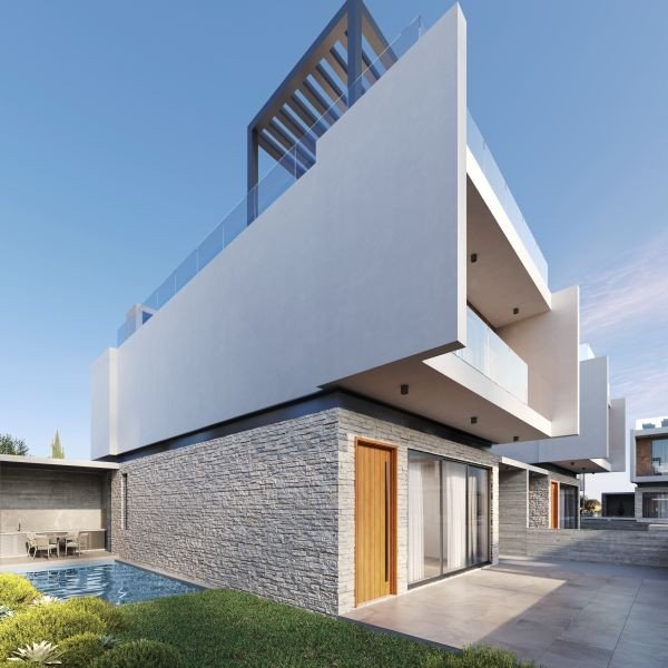 Modern luxury new villa close to city