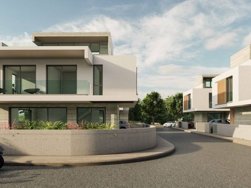 Modern villa by sandy beach
