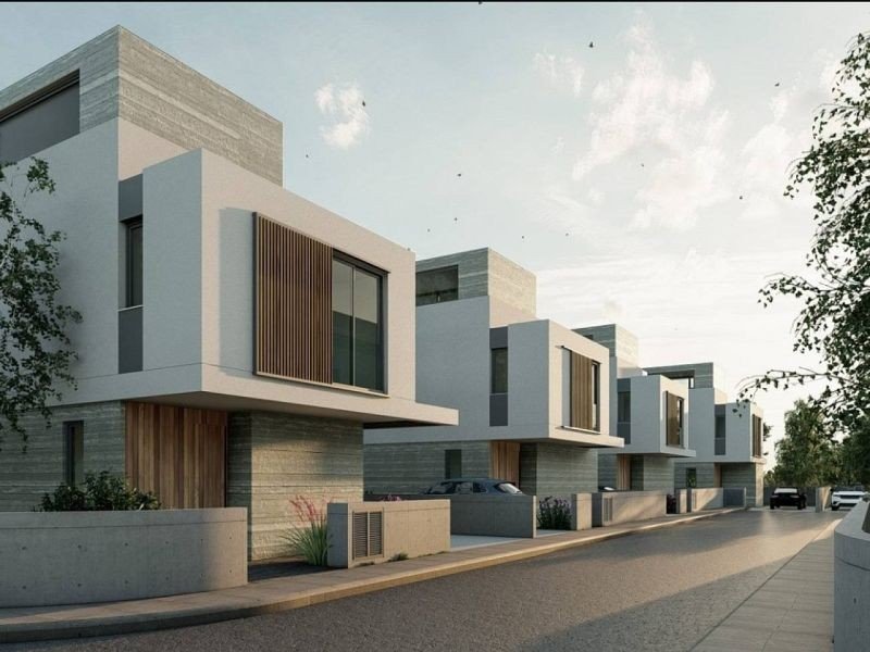 Modern villa by sandy beach