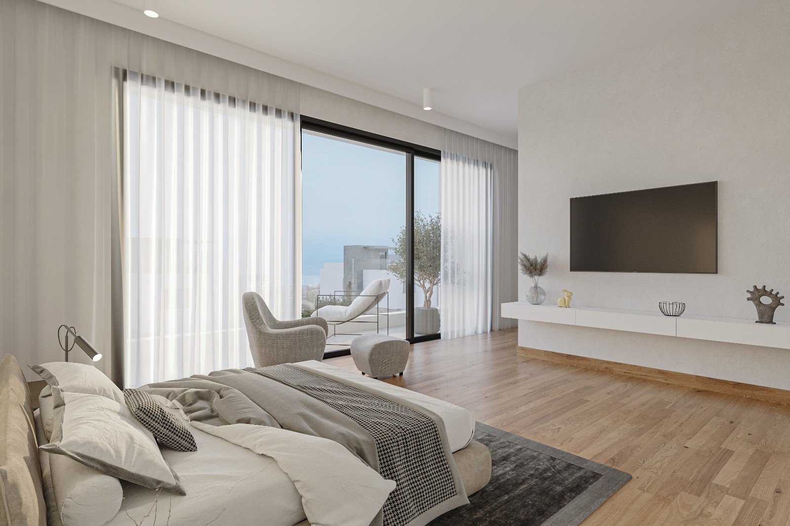 Villa 400m from beach