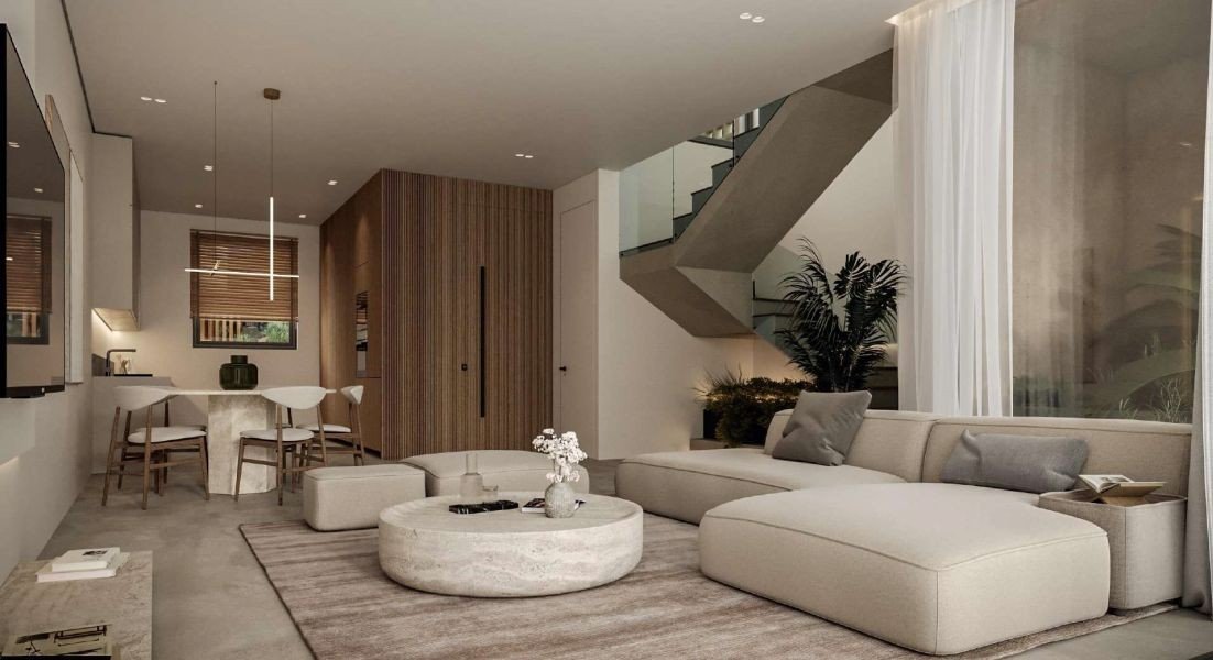 Villa on hilltop with sea views