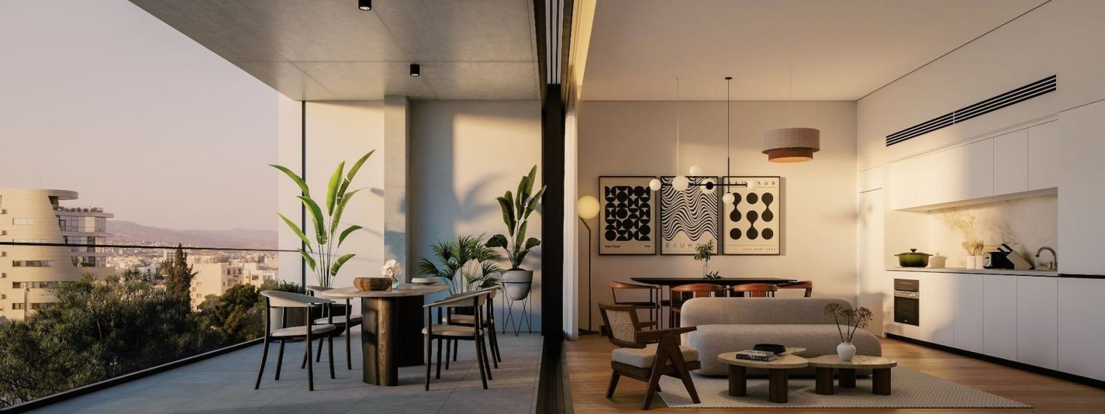 Apartment 500 m from beach