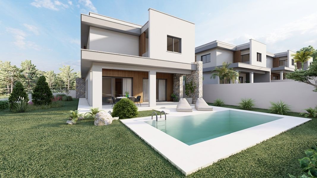 Villa in grüner Gegend von Limassol
