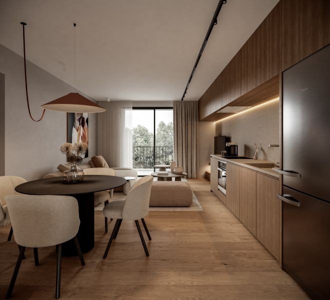 Apartment in residential building in Paphos