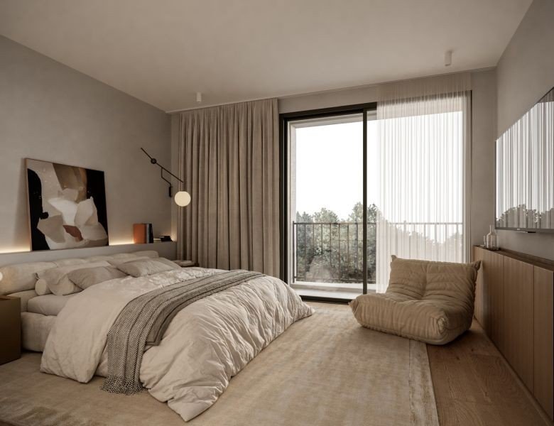 Apartment in residential building in Paphos