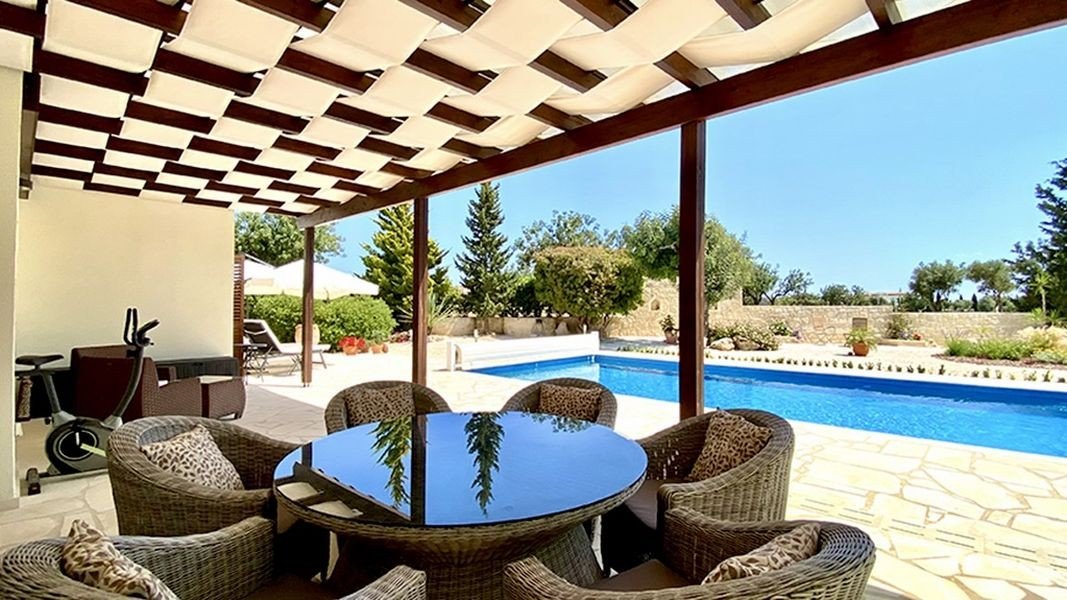 Rebuilt frontline Golf villa in Paphos