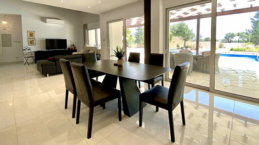 Rebuilt frontline Golf villa in Paphos
