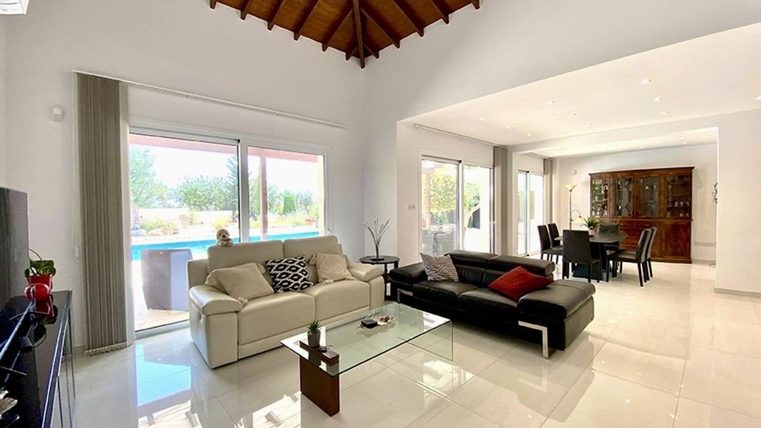 Rebuilt frontline Golf villa in Paphos