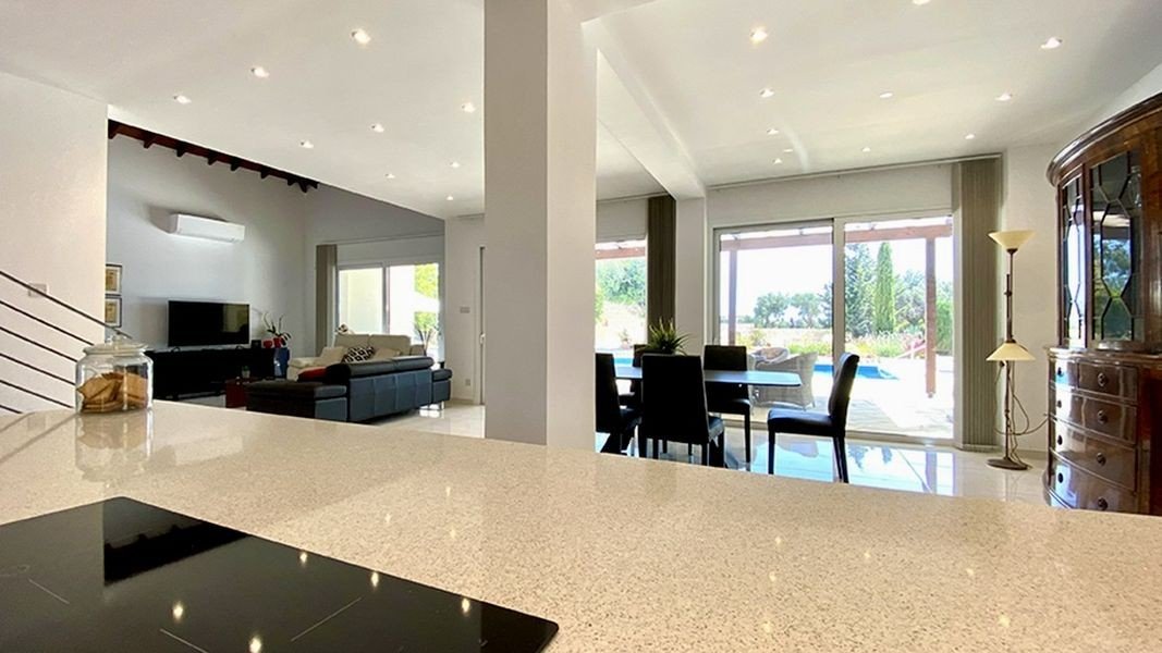 Rebuilt frontline Golf villa in Paphos