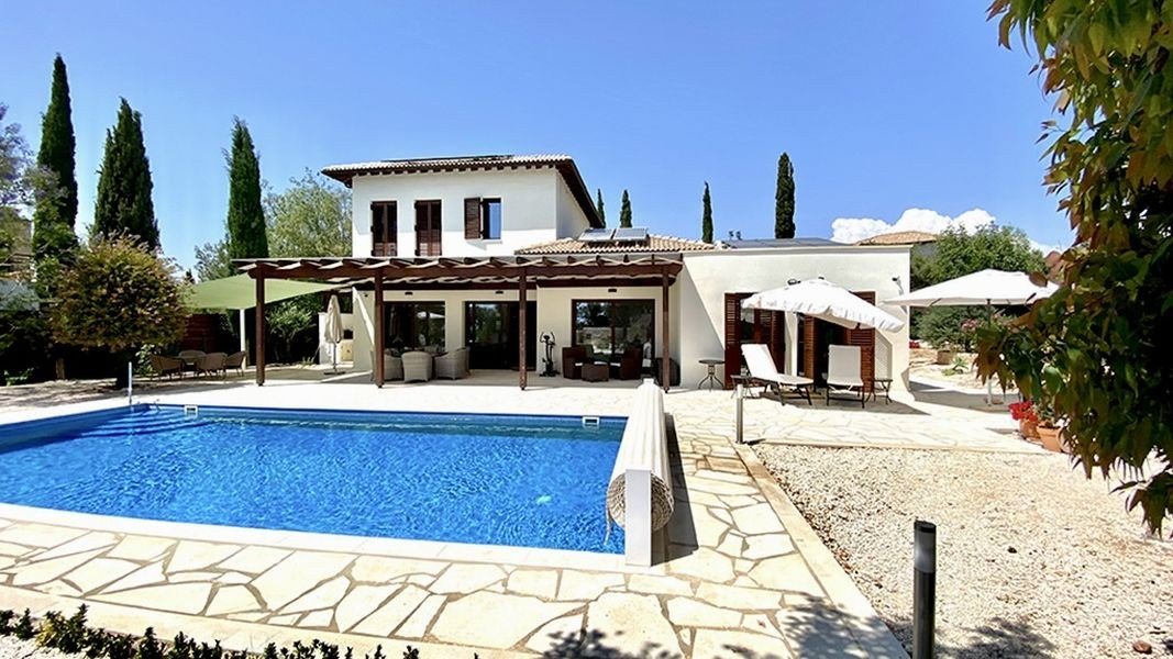Rebuilt frontline Golf villa in Paphos