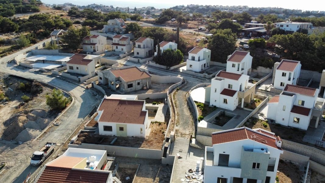 Villa mit Meerblick auf einem Hügel in Limassol