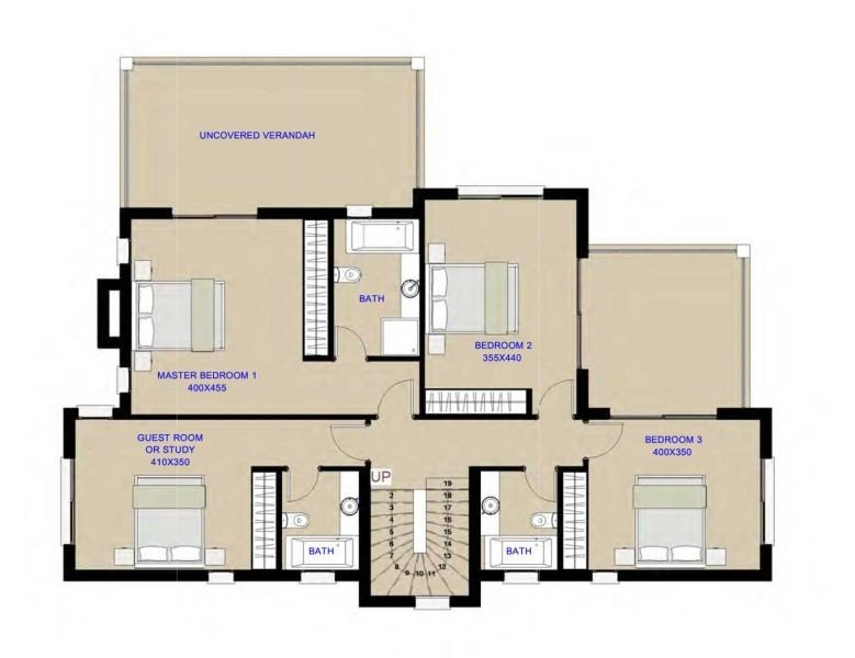 Sea view villa on large plot in Paphos