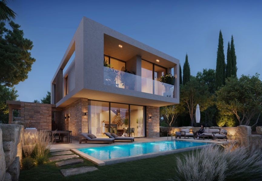 Küstenvilla in einer Luxus-Entwicklung in Paphos