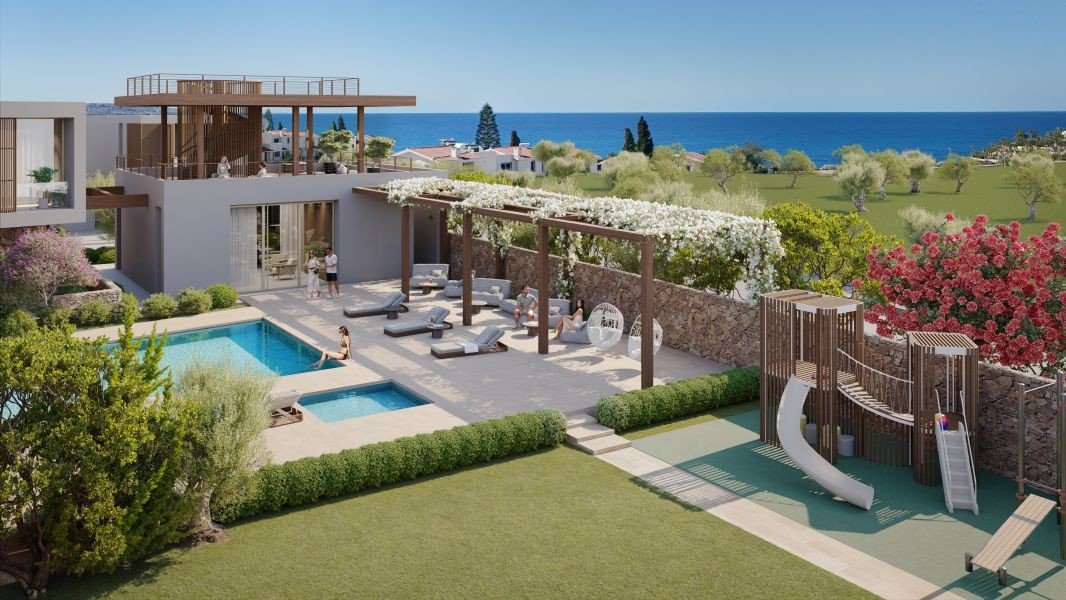 House in coastal gated resort in Paphos