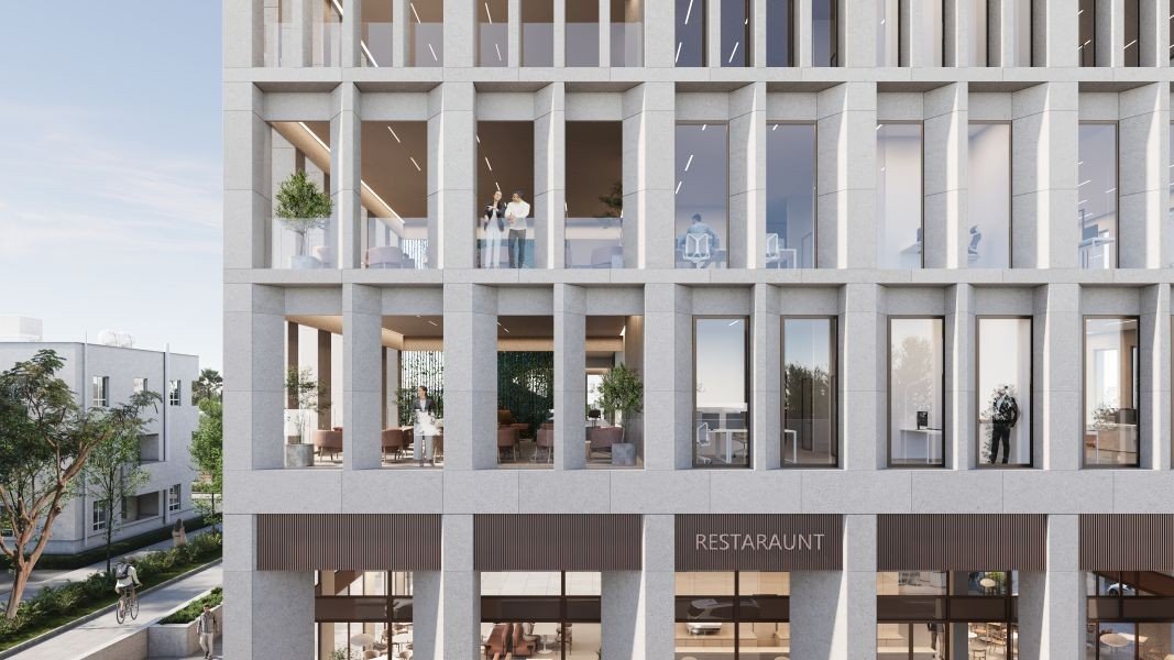 Studio in complex with offices&flats in Paphos