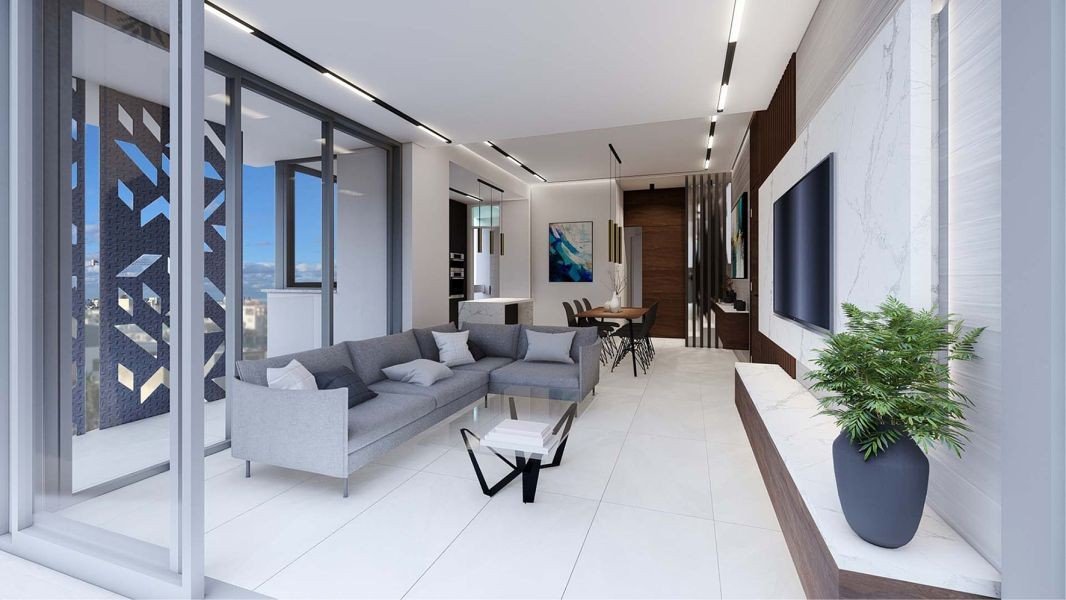 Penthouse mit privatem Pool in der Stadt