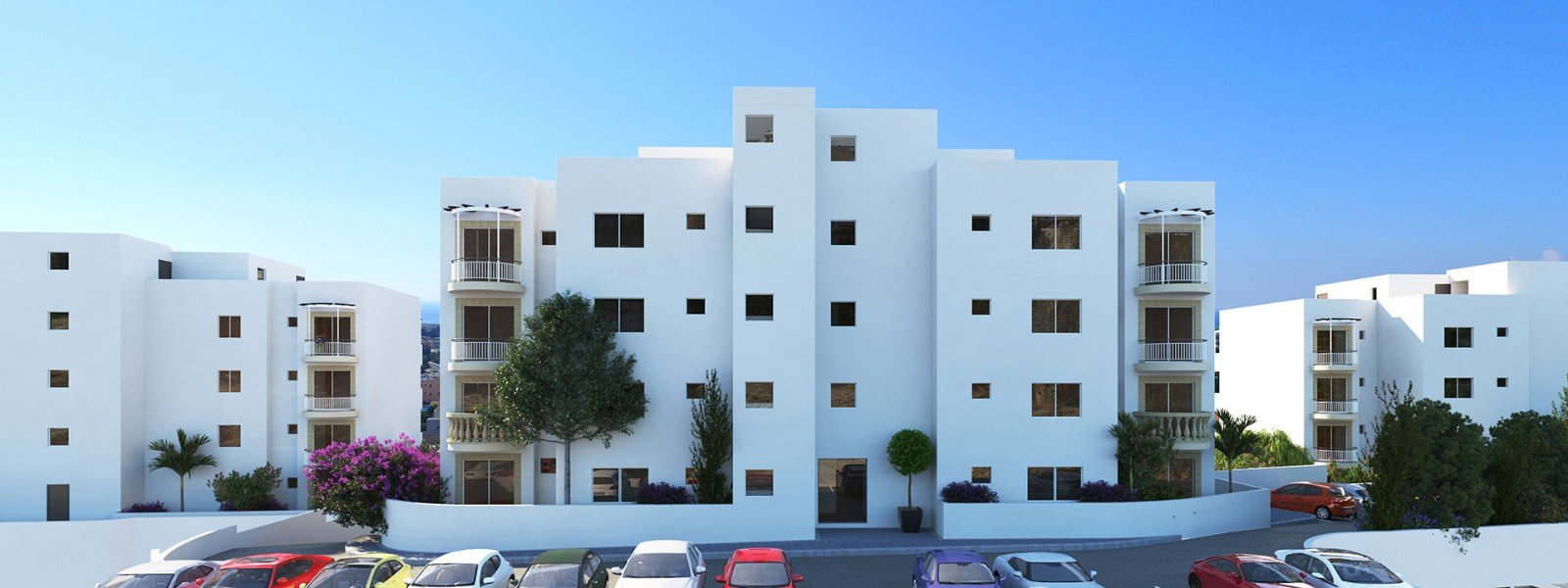 Apartment in gated development in Paphos