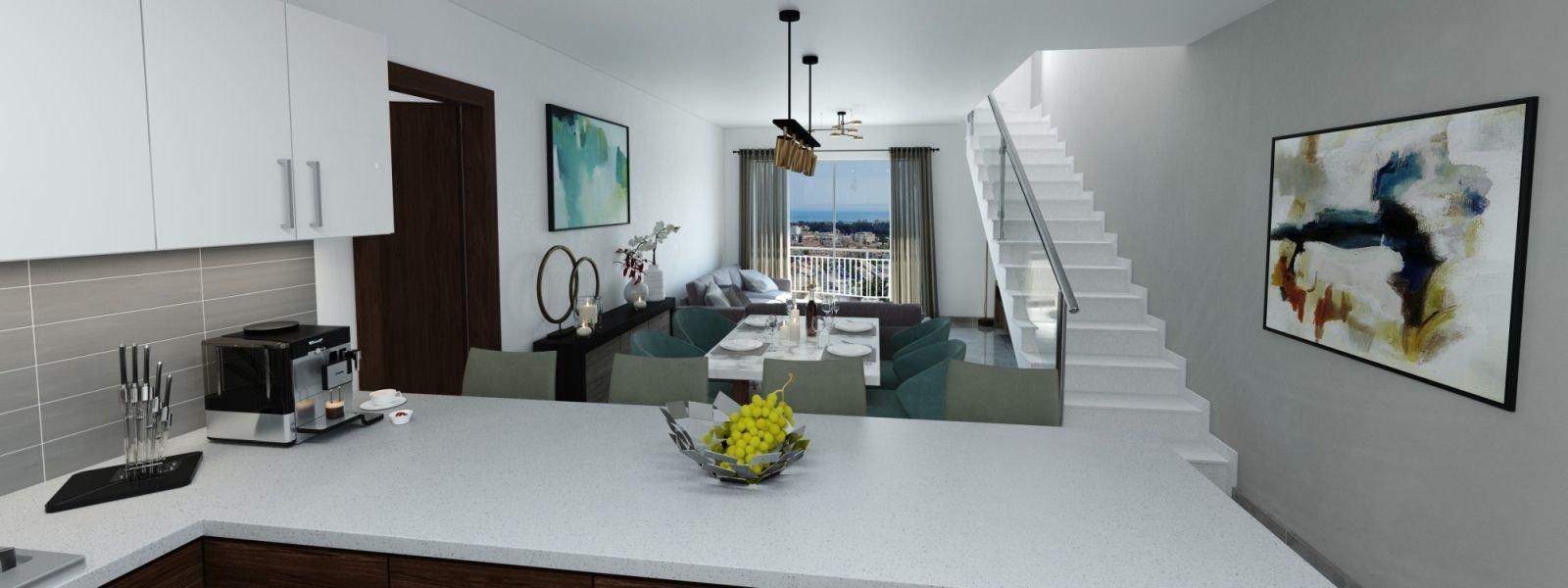 Apartment in gated development in Paphos