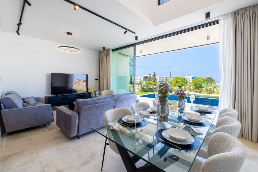 Villa mit Meerblick nahe am Meer in Paphos