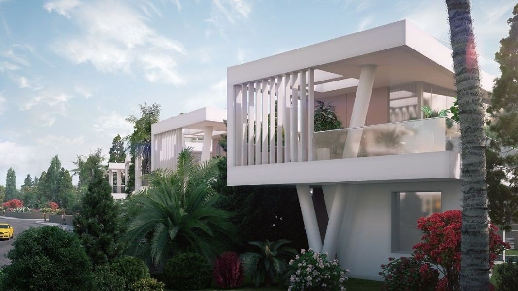 Villa in 5*-Beach-Club-Komplex in Limassol