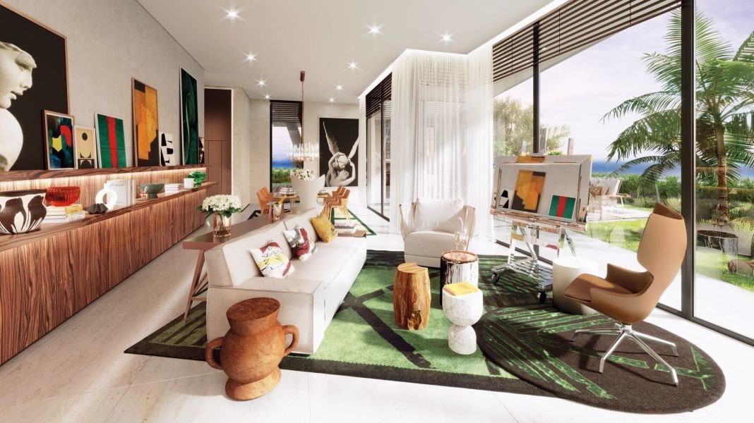Villa in 5*-Beach-Club-Komplex in Limassol