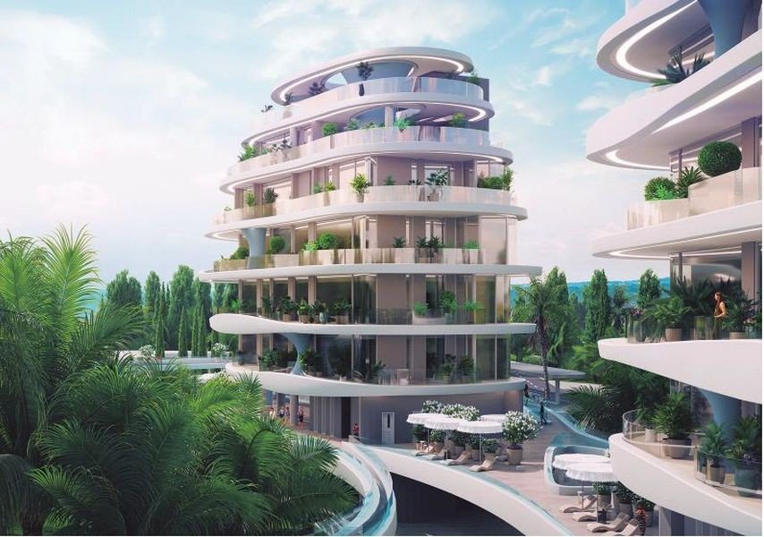Wohnung in 5*-Beach-Club-Komplex in Limassol
