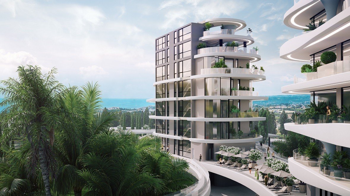 Wohnung in 5*-Beach-Club-Komplex in Limassol