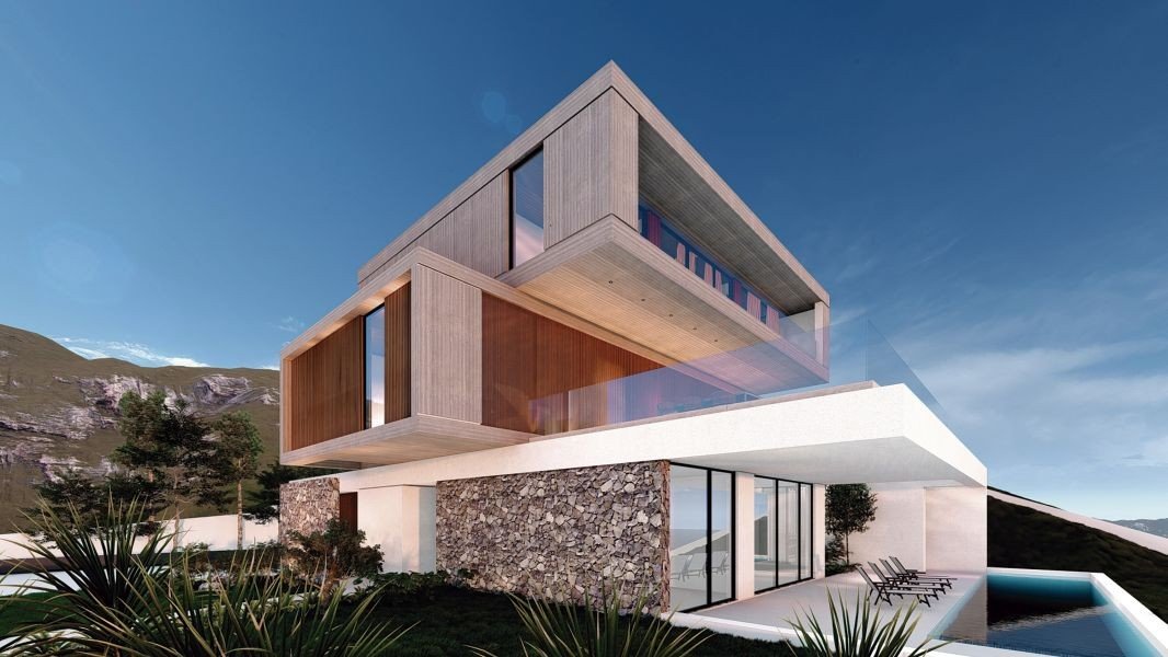 Villa mit Meer- &Bergblick in Limassol