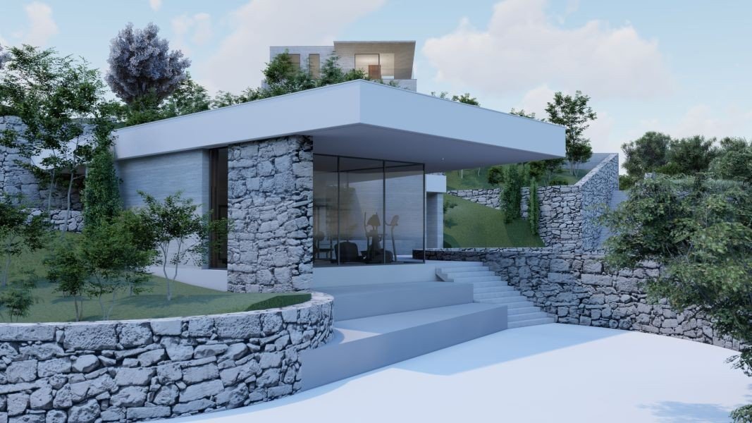 Villa mit Meer- &Bergblick in Limassol