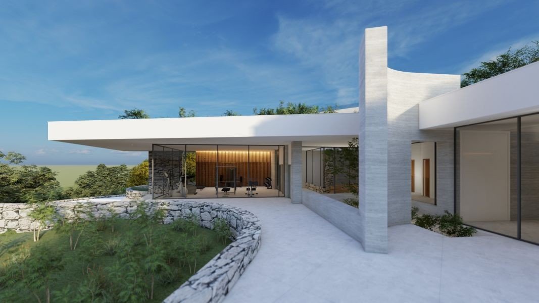 Villa mit Meer- &Bergblick in Limassol