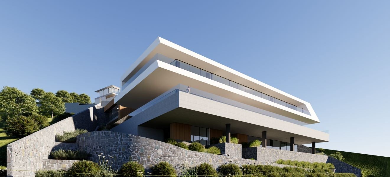 Villa mit Meer- &Bergblick in Limassol