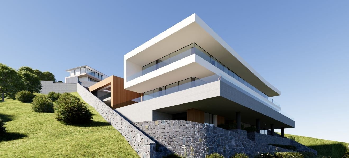 Villa mit Meer- &Bergblick in Limassol
