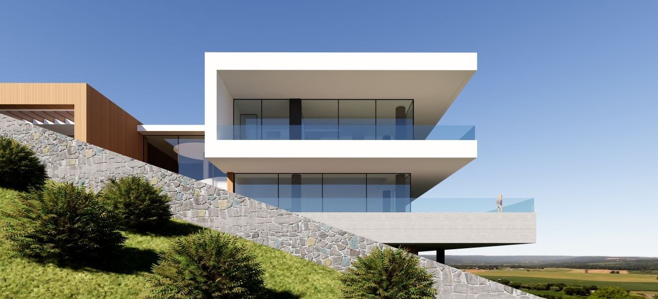 Villa mit Meer- &Bergblick in Limassol