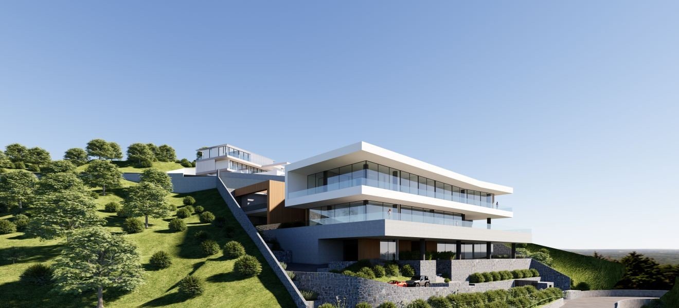 Villa mit Meer- &Bergblick in Limassol